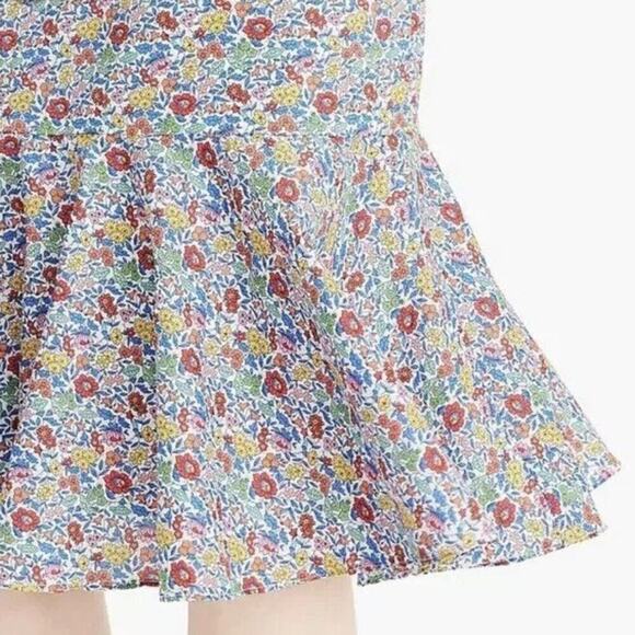 J. Crew Liberty Trumpet Skirt Favourite Flowers Skirt 4P - Picture 12 of 13